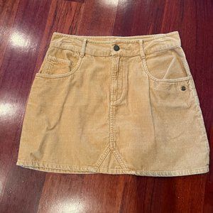 Roxy Corduroy Mini Skirt, Size S